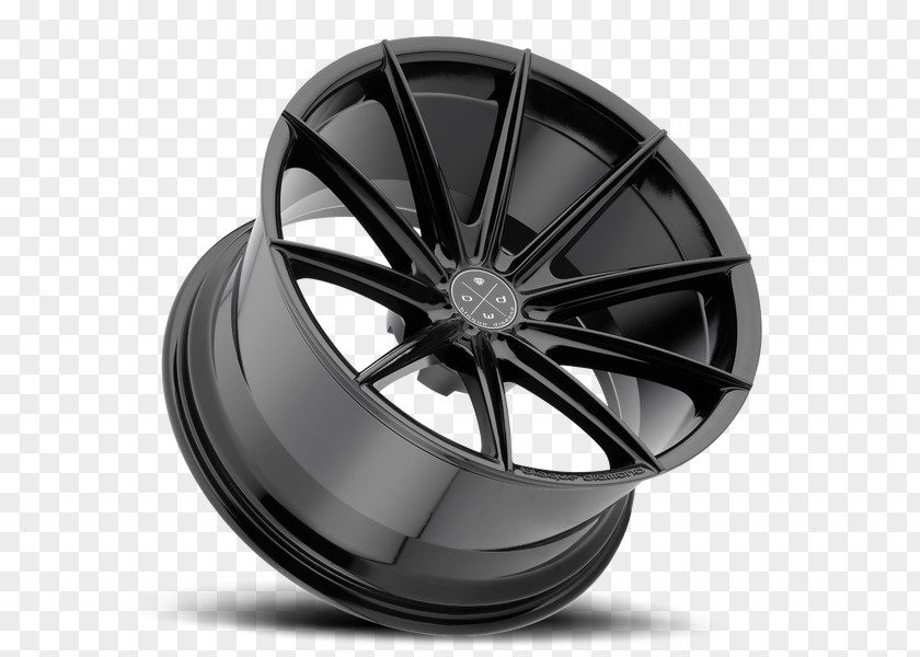Blaque Diamond Wheels Rim Tire PNG