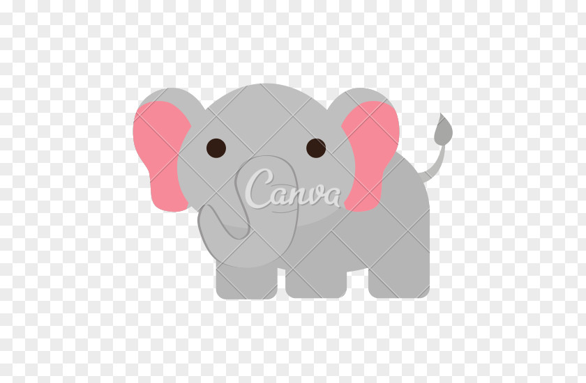 Cute Elephant African Indian PNG