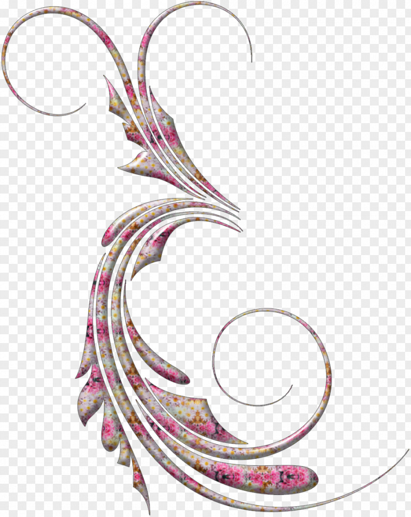 Floralelement Body Jewellery Ear Line Font PNG