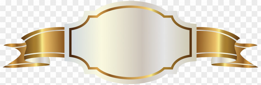 Gold Banner Cliparts Label Clip Art PNG