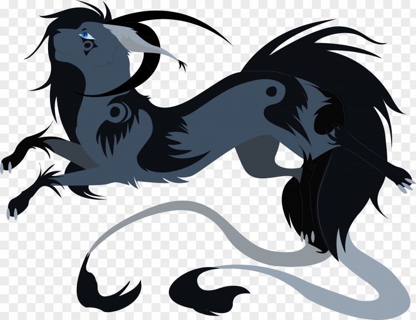 Horse Carnivores Demon Black PNG