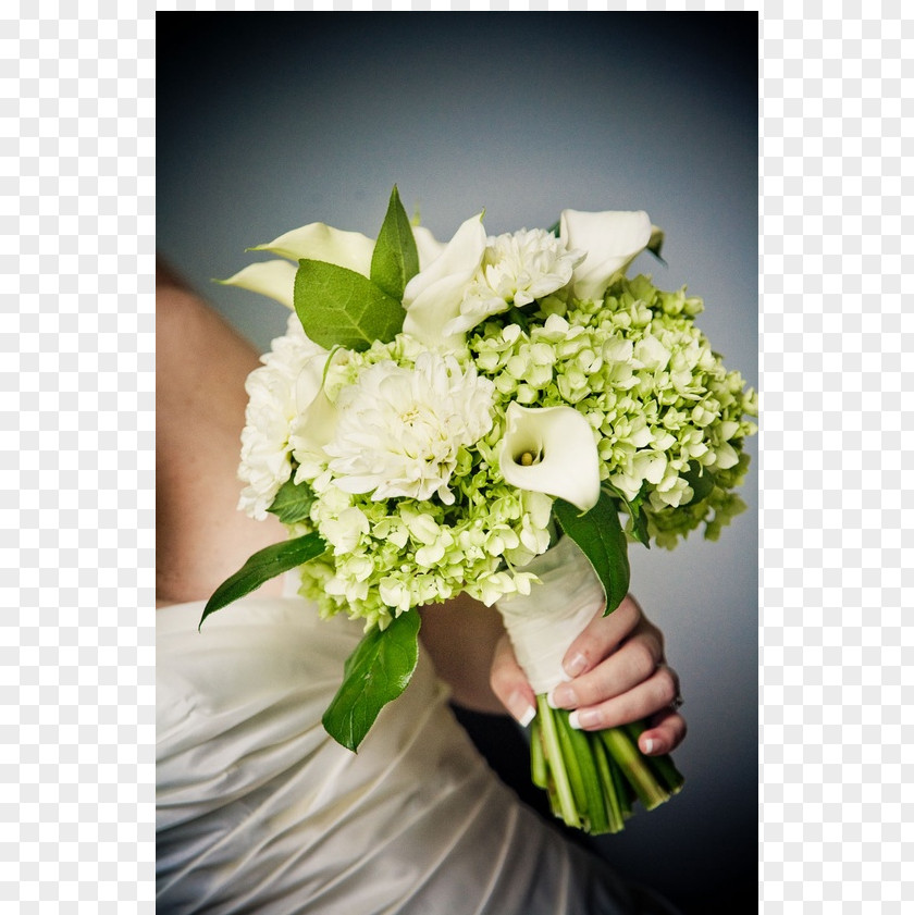 Hydrangea Wedding Flower Bouquet Green PNG