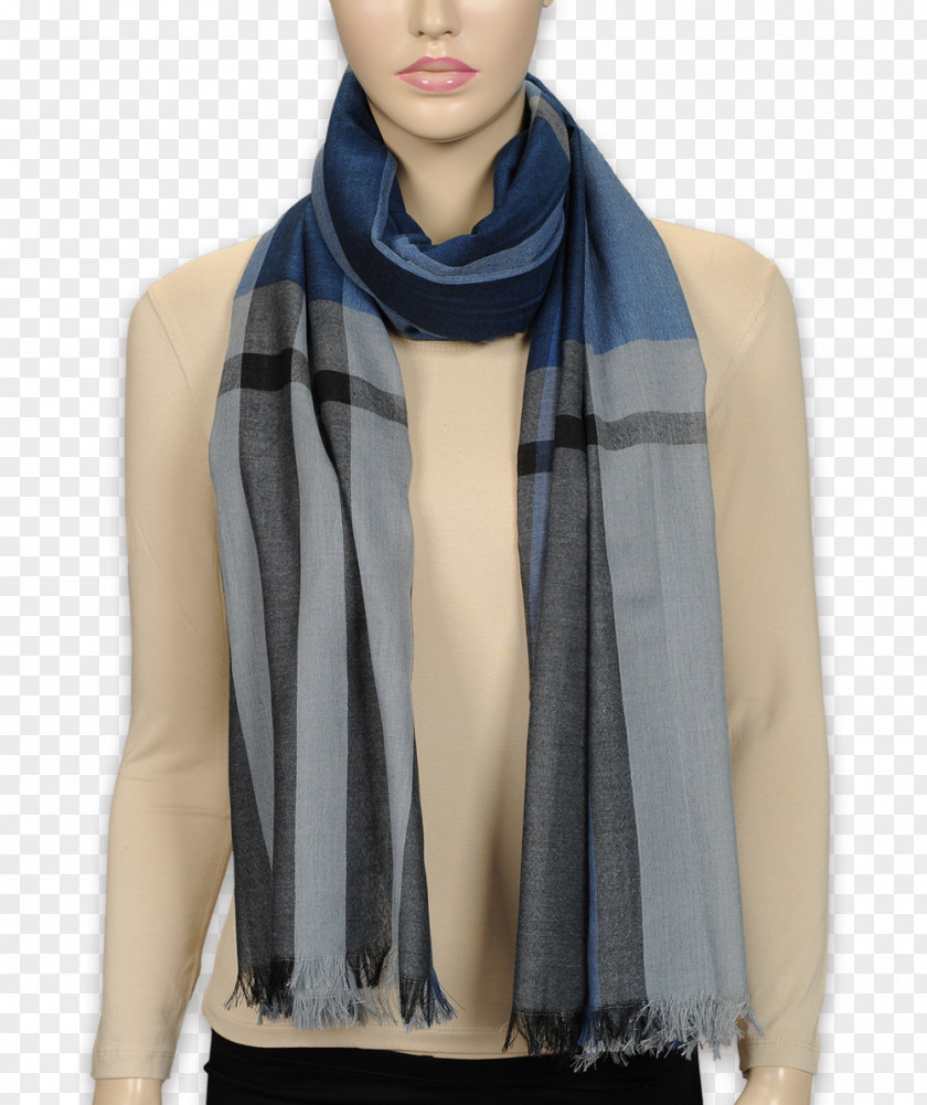 Silk Blue Scarf Red Green PNG