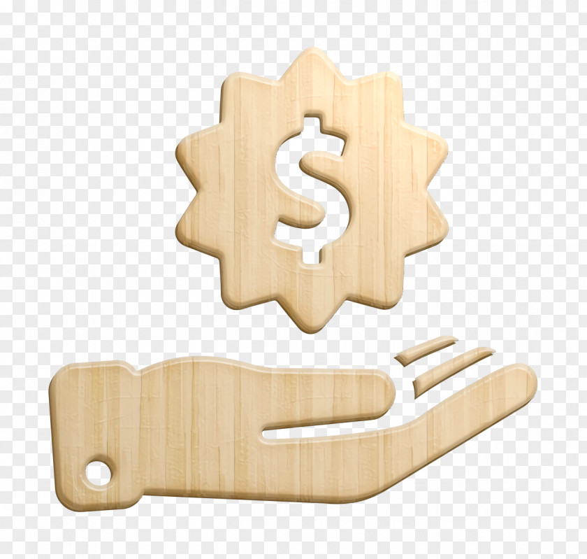Wood Finger Ecommerce Icon Discount Commerce PNG