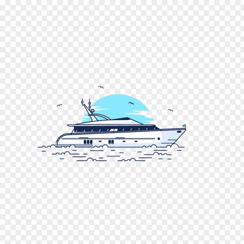 Yacht Cartoon Brand PNG