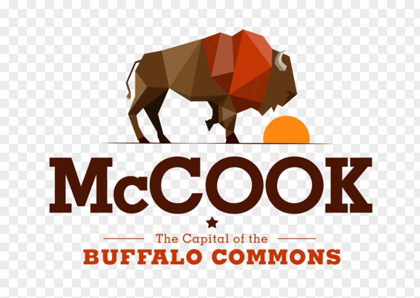 Buffalo Commons Logo Cattle McCook Brand PNG