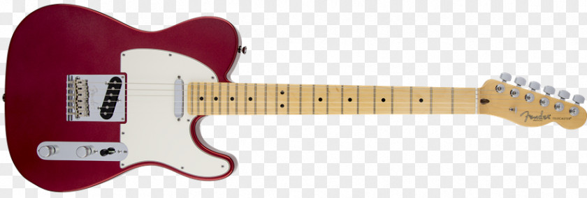 Fender Musical Instruments Corporation Standard Telecaster Stratocaster Guitar Candy Apple Red PNG