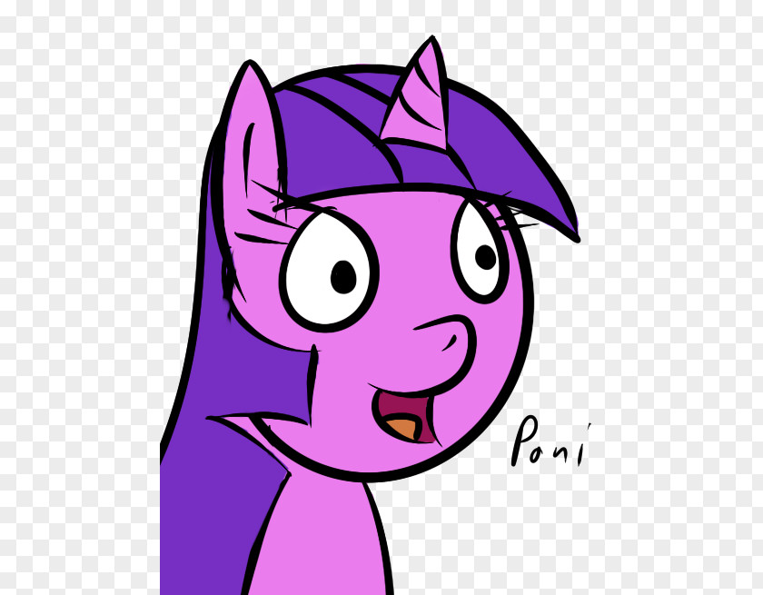 Little Poni Eye Line Art Cartoon Clip PNG