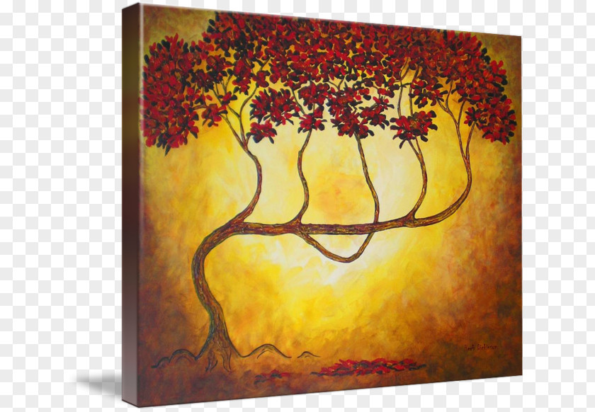 Painting Gallery Wrap Art Acrylic Paint Canvas PNG