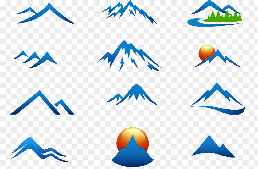 Alpine Peaks Flag Logo Mountain Royalty-free Clip Art PNG