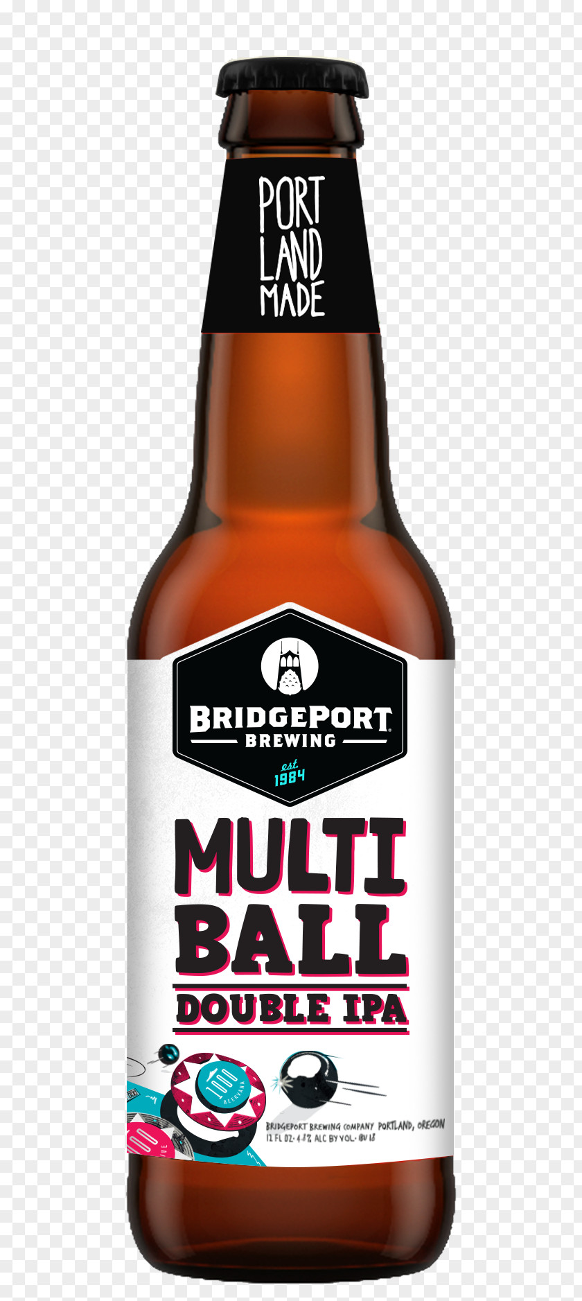 Beer India Pale Ale BridgePort Brewing Company Bottle PNG