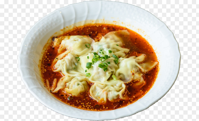Boiled Dumplings Noodle Soup Chinese Cuisine Sichuan 美と健康 本格四川料理の麻辣大学 Wonton PNG