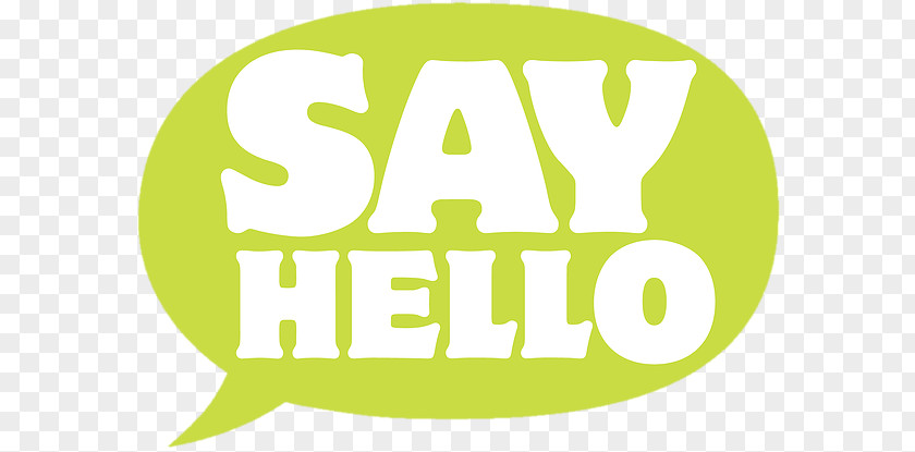 Hello Greeting Logo Online Chat PNG