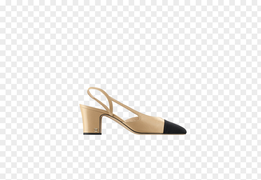 Chanel Slingback Court Shoe Sandal PNG