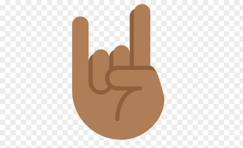 Emoji Sign Of The Horns Hand Gesture Emoticon PNG