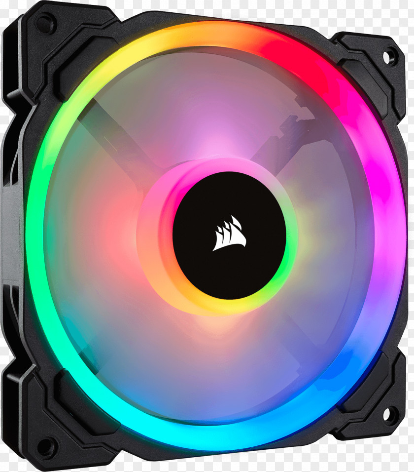 Led Corsair Components Computer Cases & Housings Fan Light RGB Color Model PNG