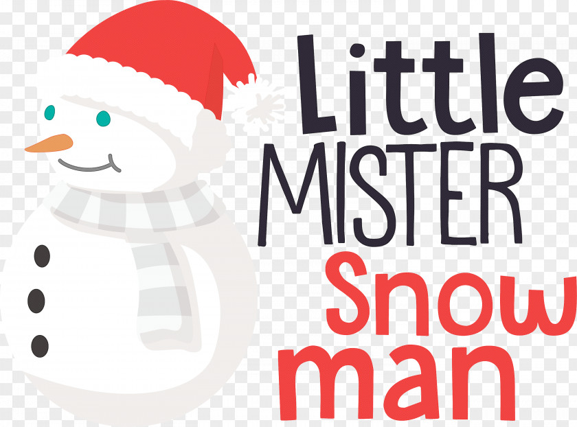 Little Mister Snow Man PNG