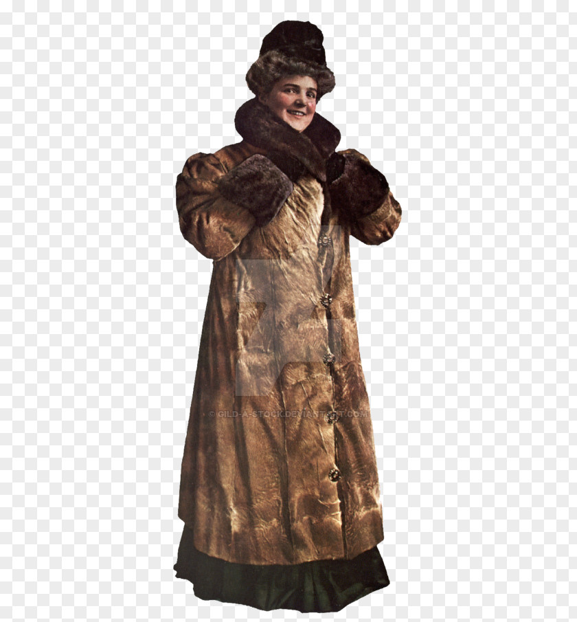 Victorian Lady Fur PNG