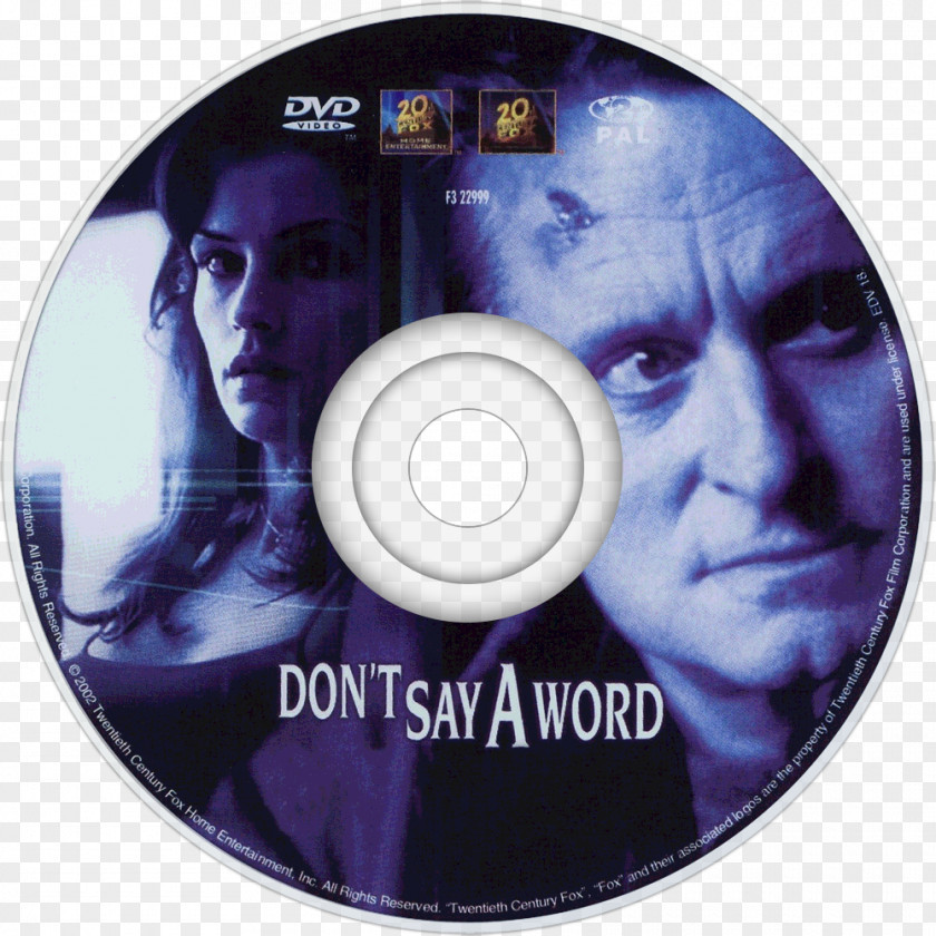 Dvd Gary Fleder Don't Say A Word Compact Disc DVD YouTube PNG
