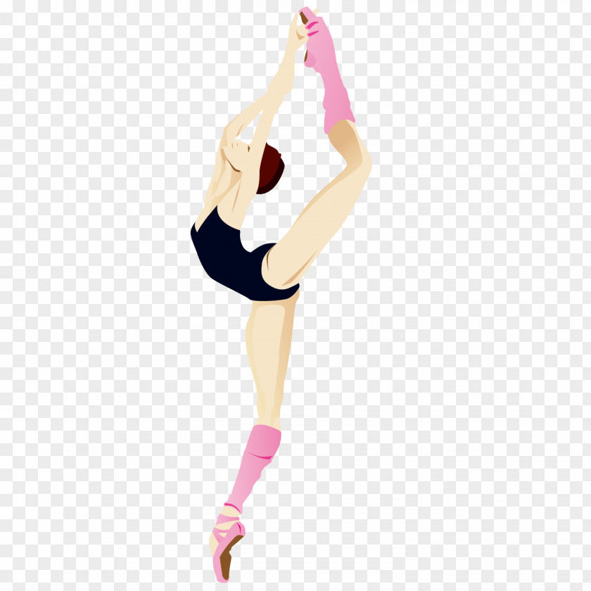 Gymnastics Girl Computer File PNG file, girl clipart PNG