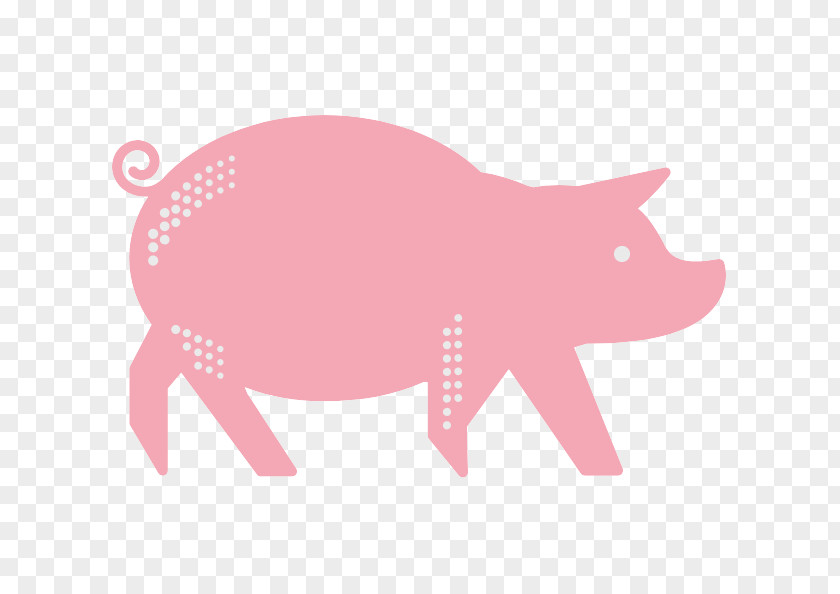 Livestock Suidae Pig Cartoon PNG