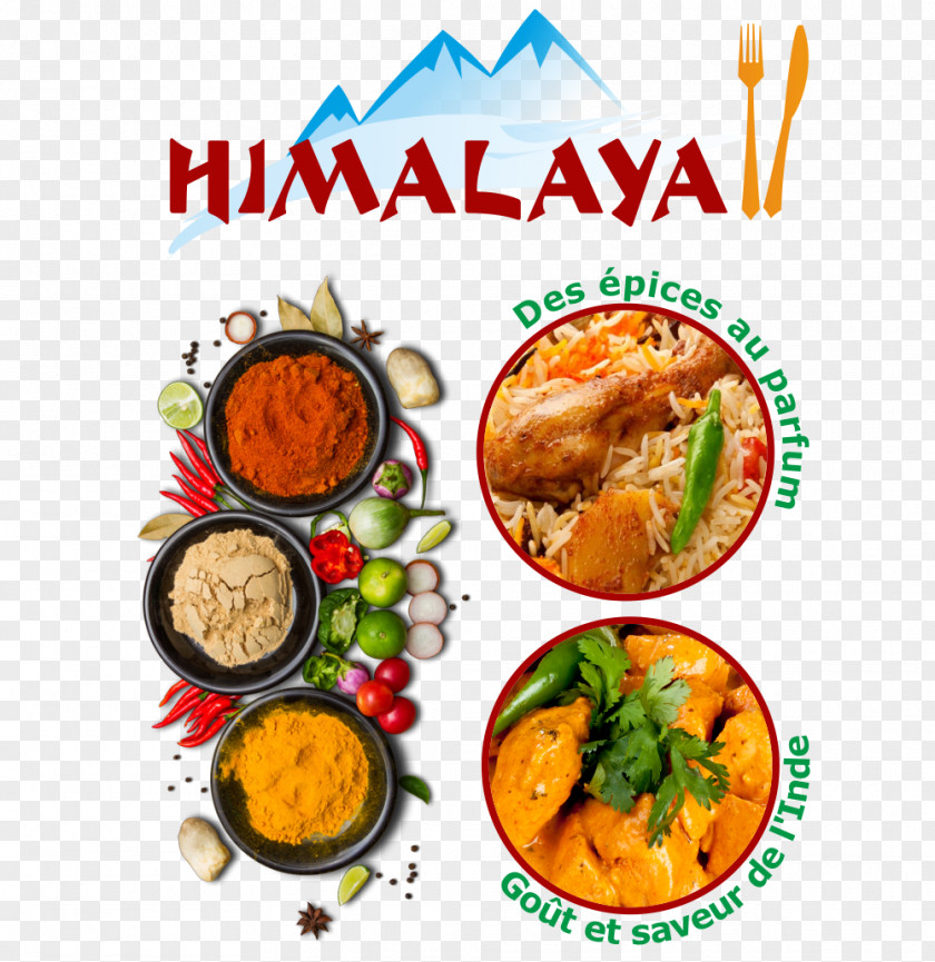 Menu Indian Cuisine Himalaya Vegetarian Buffet Restaurant PNG