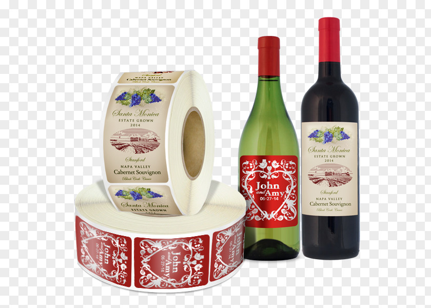 Wine Labels Paper Adhesive Label Sticker Printing PNG