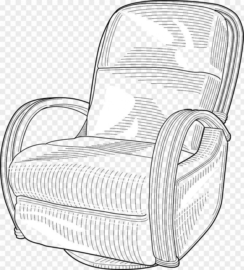 Chair Eames Lounge Clip Art Recliner Couch PNG