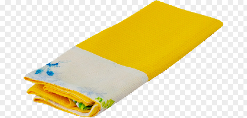 Kitchen Towel Yellow Textile Waffle Fabric Drap De Neteja PNG