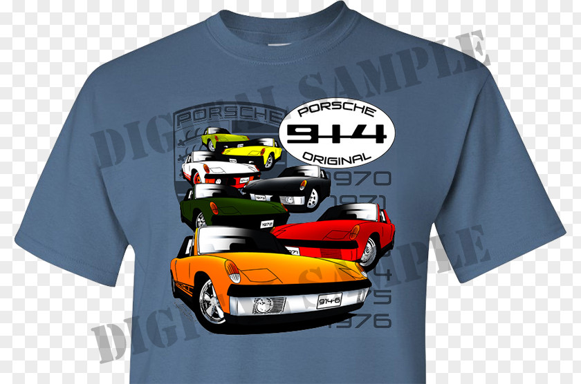 Porsche 914 Car Bumper T-shirt Automotive Design PNG