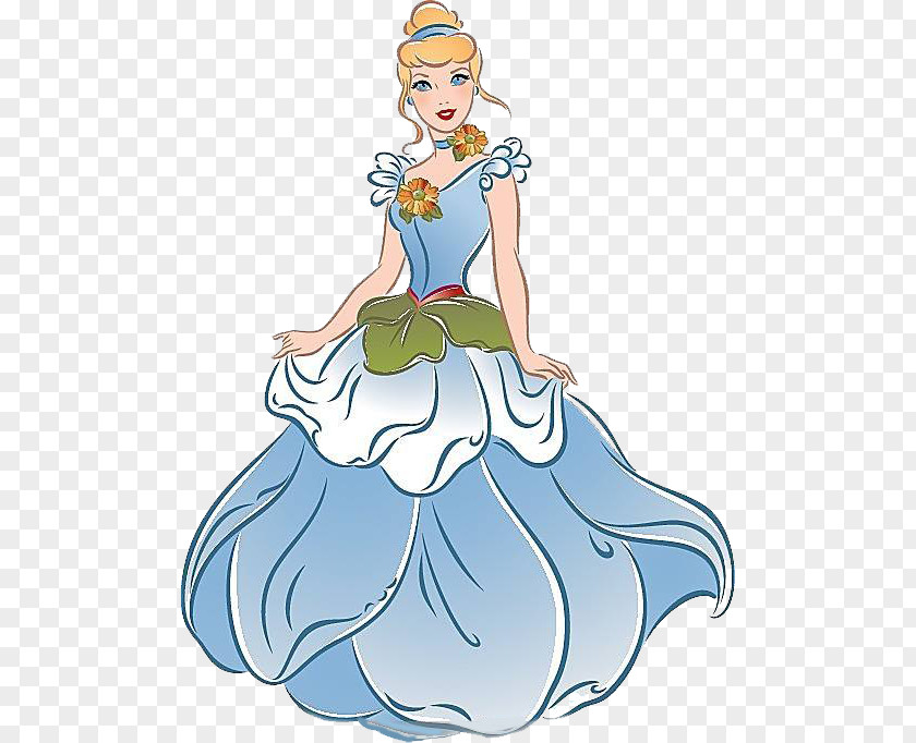 Blue Princess Skirt Cinderella Snow White Disney The Walt Company Clip Art PNG