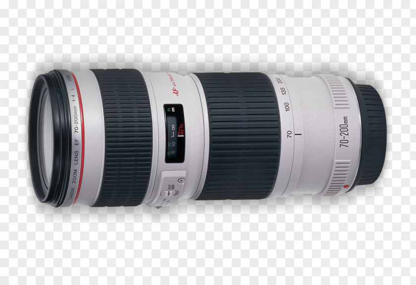 Camera Lens Canon EF Mount 70–200mm 70-200 Mm F/4.0L USM Ultrasonic Motor PNG