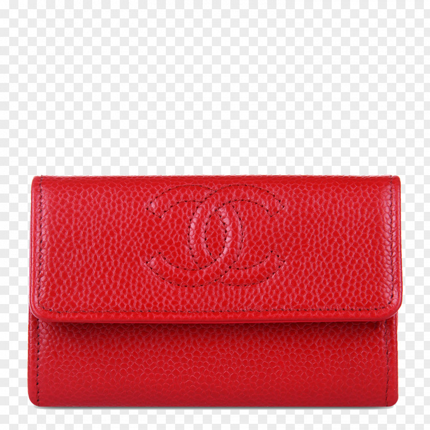 CHANEL Chanel Bag Red Handbag Leather Wallet Coin Purse PNG