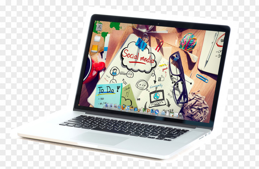 Digital Mockup Netbook Marketing Multimedia Take You To Market PNG