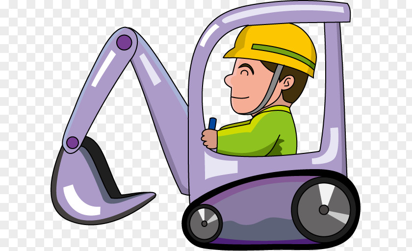 Excavator Architectural Engineering Heavy Machinery 工事 Clip Art PNG