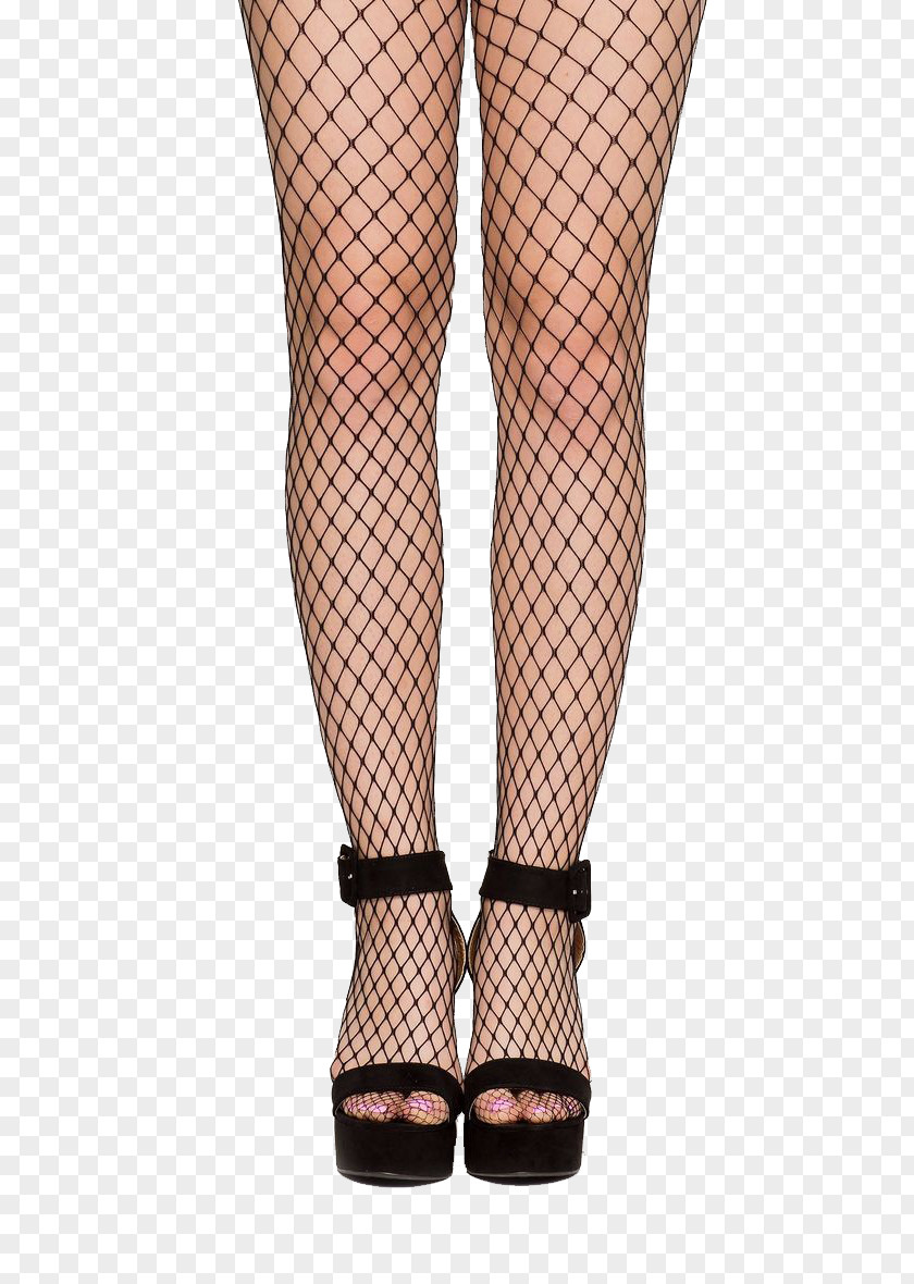 Leg High-heeled Footwear Stocking Sock PNG footwear Sock, Fishing net socks black thick bottom heel legs clipart PNG