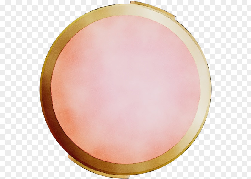 Magenta Oval Pink Peach Cosmetics Face Powder Material Property PNG