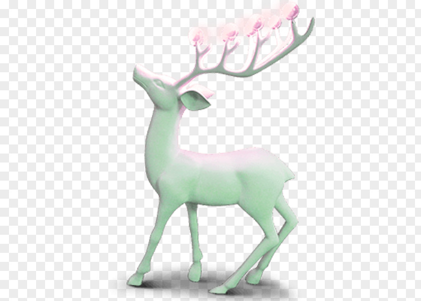 Pink Deer Red PNG