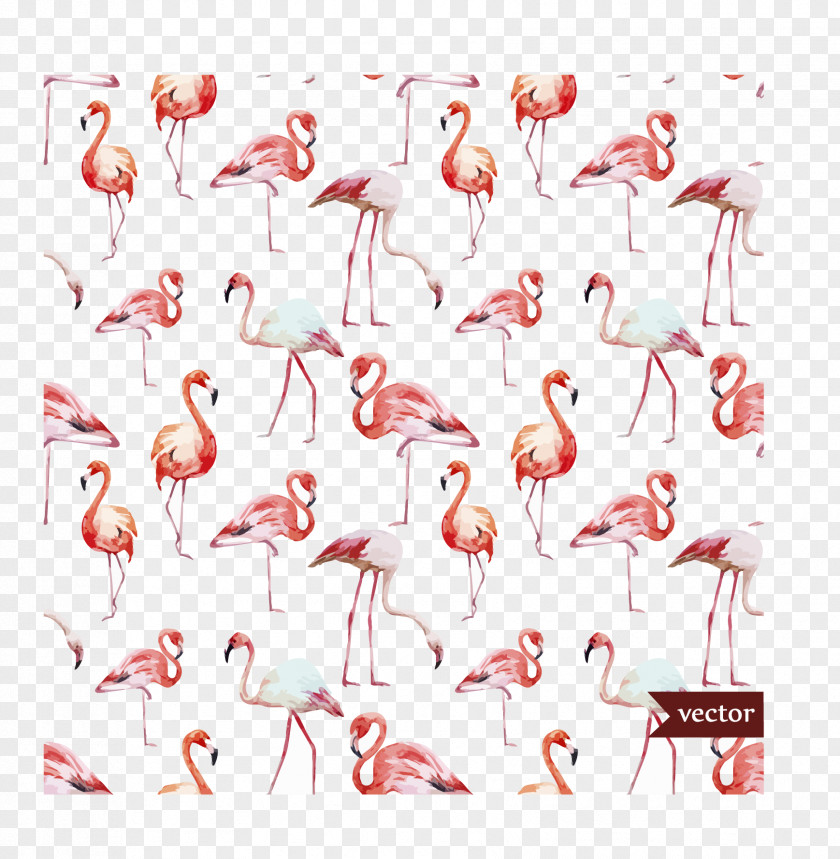 Vector Flamingos Paper Flamingo Wallpaper PNG