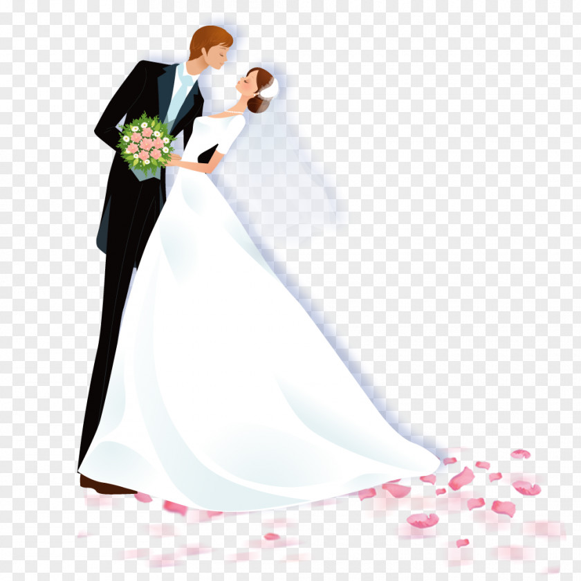 Wedding People Marriage Illustration PNG