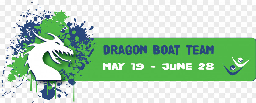 Dragon Boat Race Logo Brand Green Energy Font PNG