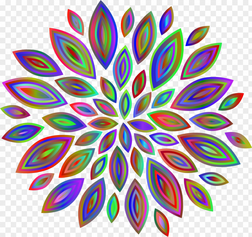 Flower Petals Silhouette Clip Art PNG