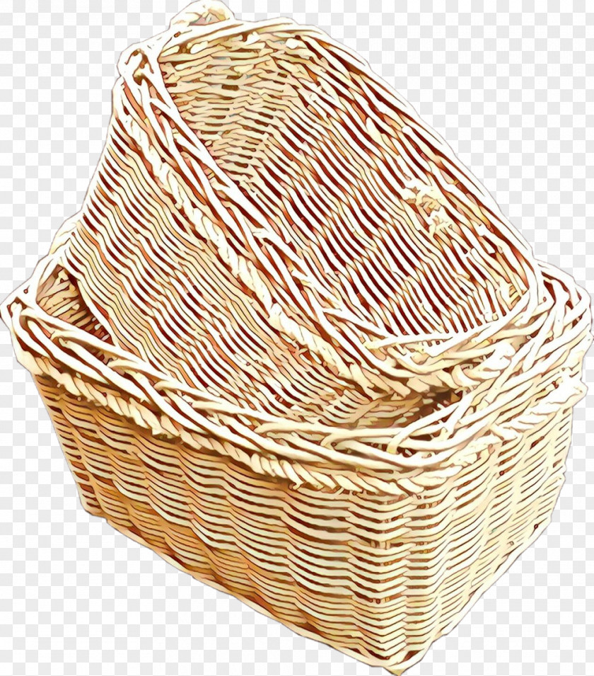 Laundry Basket Picnic Storage Wicker Gift Home Accessories PNG