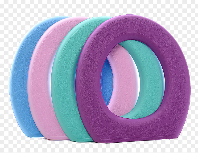 Silicone Soft Toilet Pad Cushion Carpet PNG