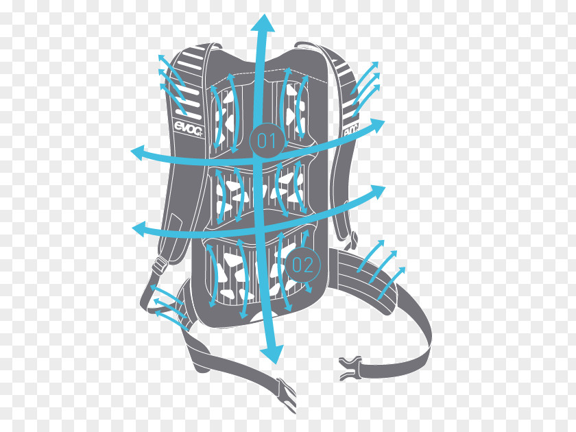 Air Flow Backpack Shoulder Strap Human Back Kask PNG