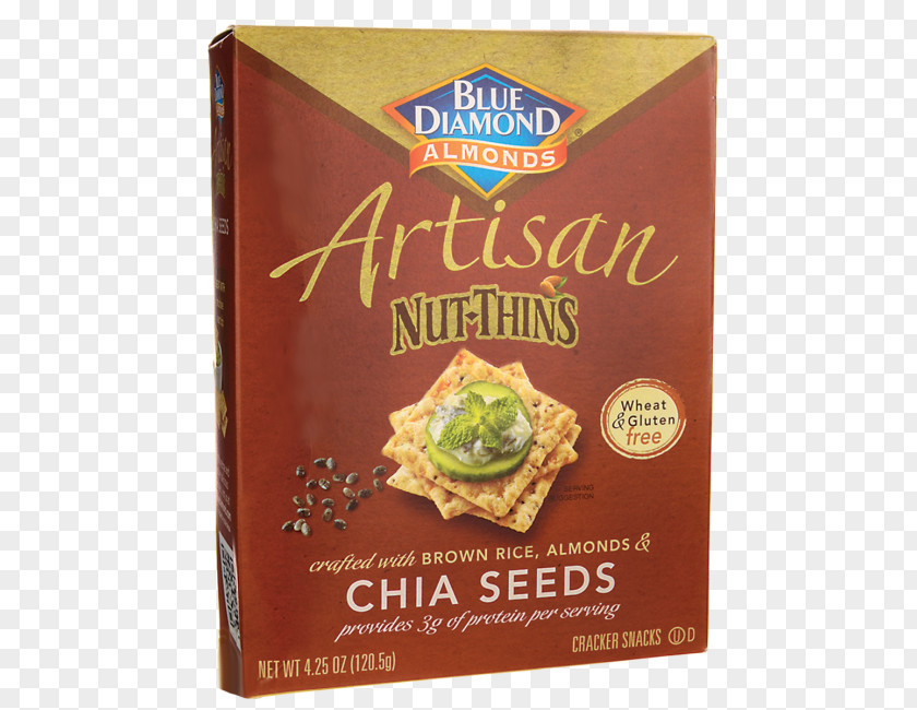 Almond Blue Diamond Growers Cracker Nut Snack PNG