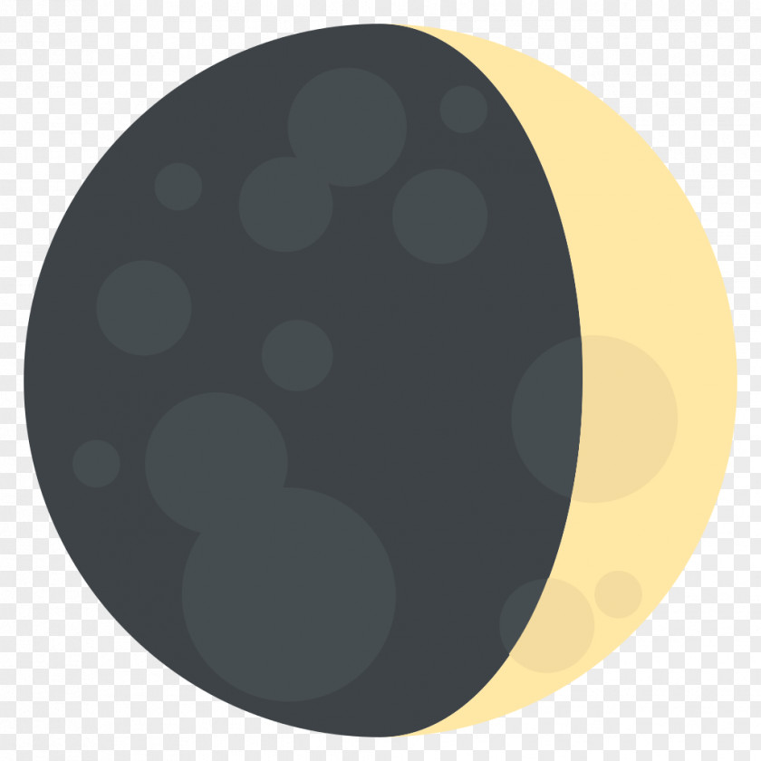 Crescent Circle Sphere Pattern PNG