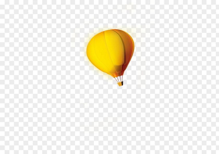 Flying Yellow Hot Air Balloon Flight Ballooning PNG