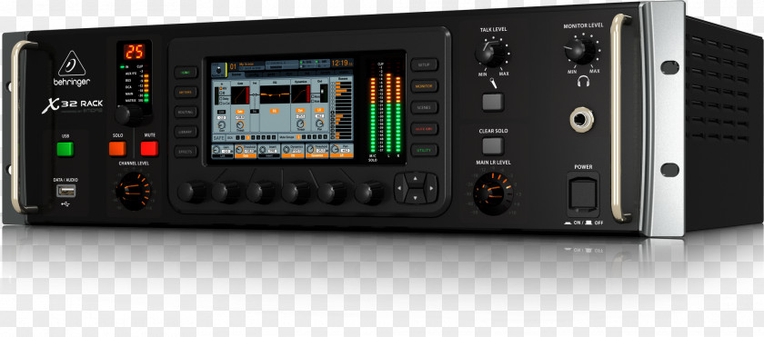 Rack Audio Mixers Digital Mixing Console Behringer Midas Consoles PNG