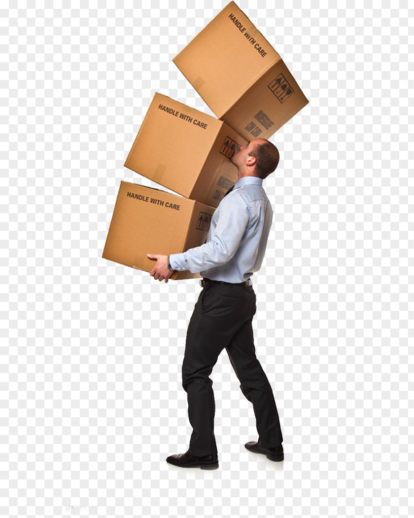 The Man Box Courier Clip Art PNG